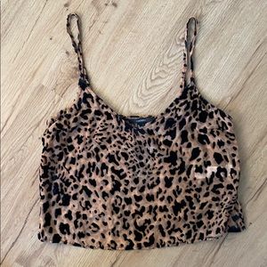 Leopard print cami